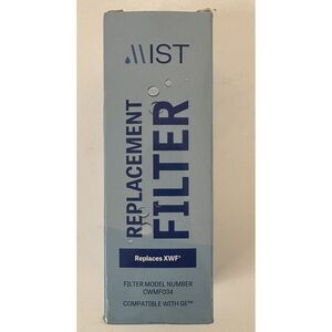 Mist Refrigerator Water Filter Replacement GE XWF Compatible CWMF034 White